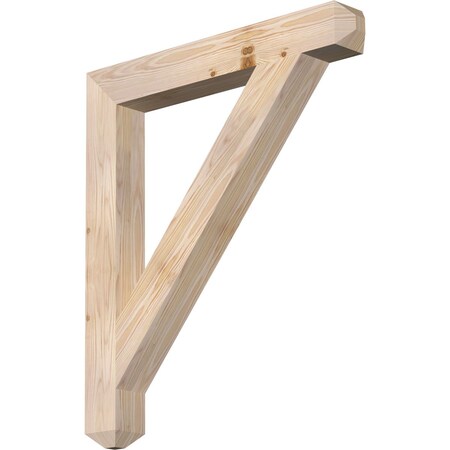 Ekena Millwork Traditional Craftsman Smooth Bracket, Douglas Fir, 3 1/2"W x 28"D x 32"H BKT04X28X32TRA04SDF